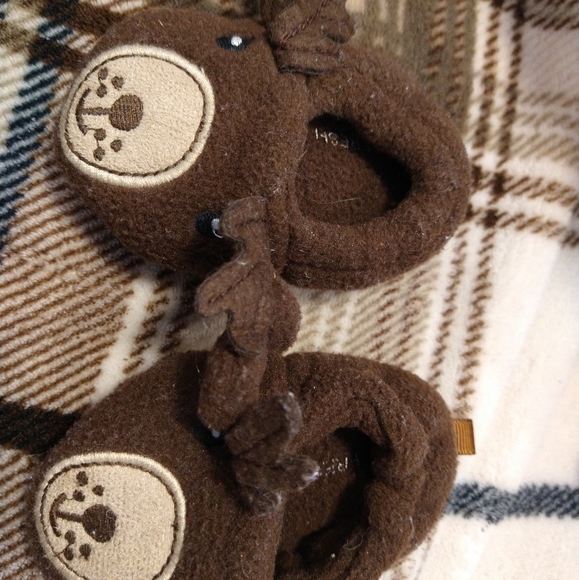 Small 0-6m Joe fresh moose slippers - Picture 2 of 6
